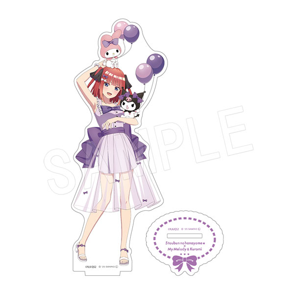 五等分の花嫁*×マイメロディ&クロミ_アクリルフィギュアスタンド バルーン&リボンVer. 二乃