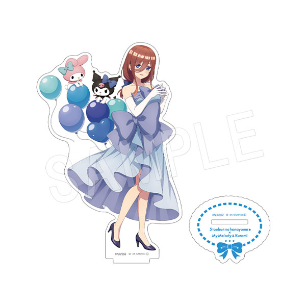 五等分の花嫁*×マイメロディ&クロミ_アクリルフィギュアスタンド バルーン&リボンVer. 三玖