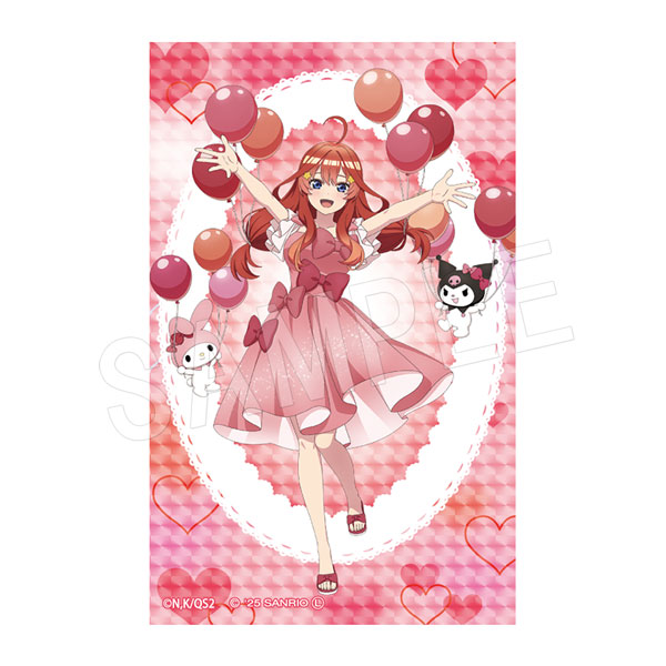 五等分の花嫁*×マイメロディ&クロミ_きらきらステッカー バルーン&リボンVer. 五月