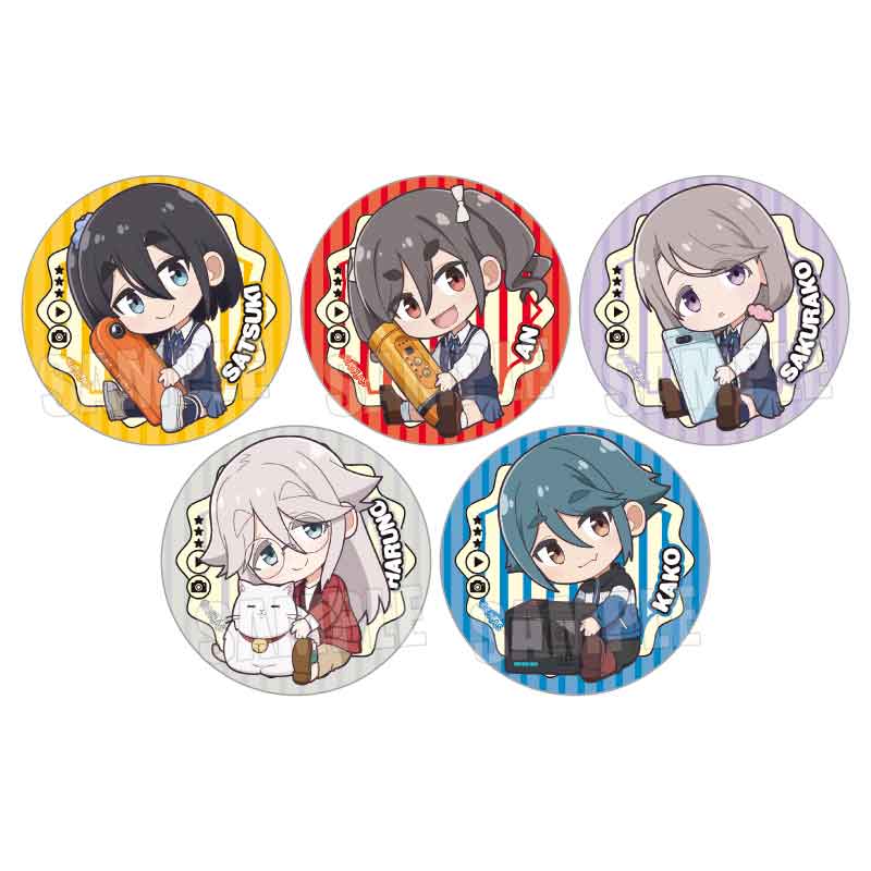 mono_トレーディング缶バッジ ぎゅぎゅっと【コンプリートBOX／5個入り】