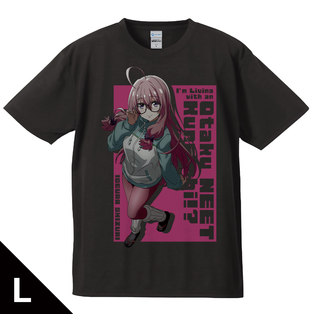 ニートくノ一となぜか同棲はじめました_Lサイズ_Tシャツ 出浦 白津莉