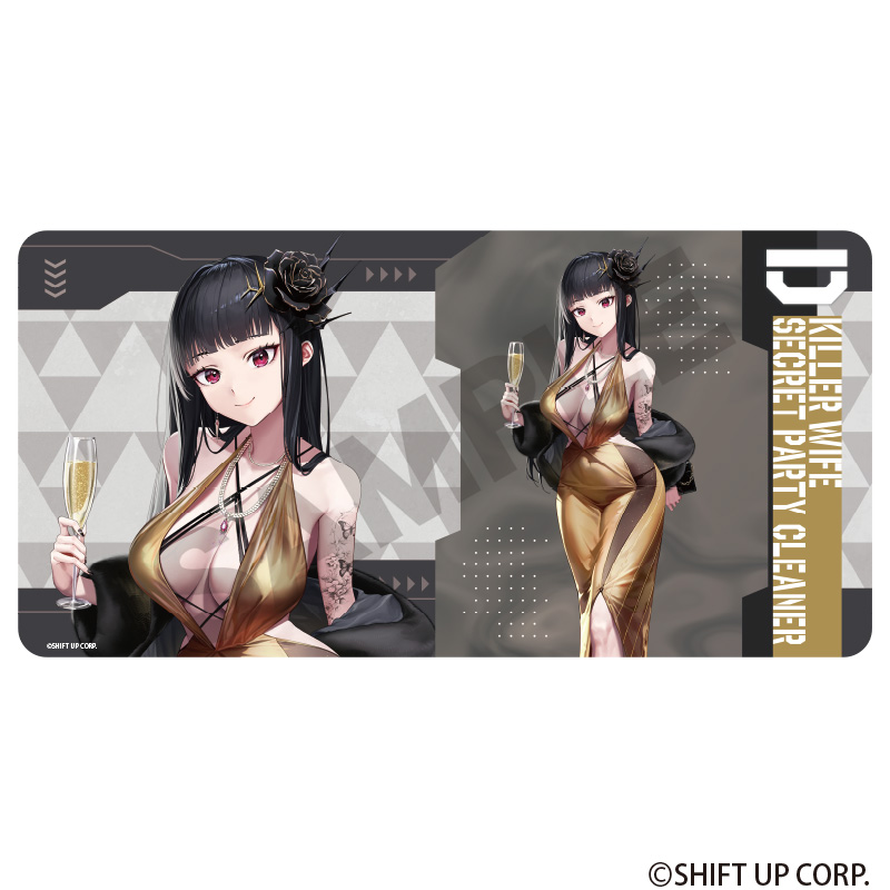 勝利の女神：NIKKE_ゲーミングマウスパッド　D：キラーワイフ