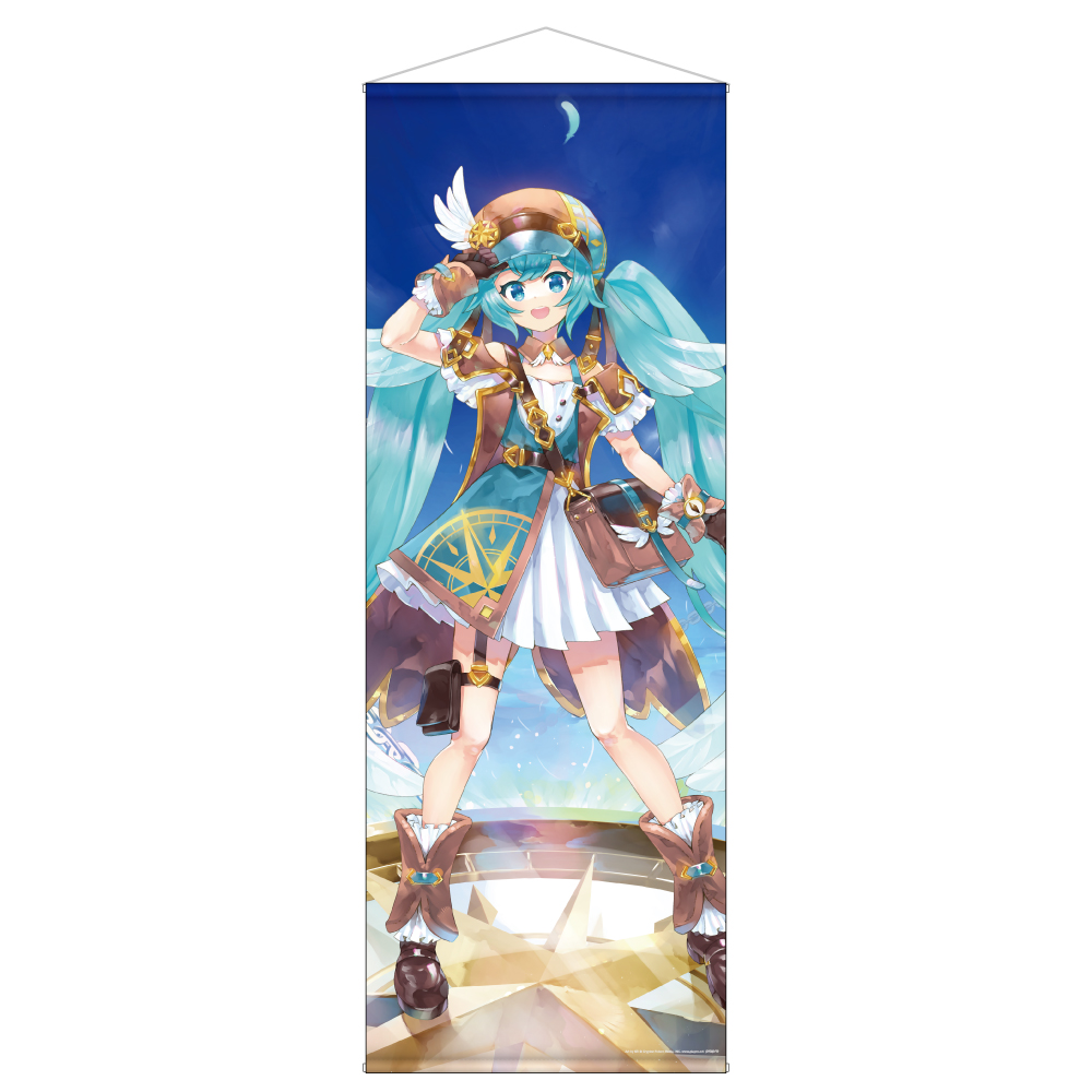 初音ミク_ねんどろいど 初音ミク 100番記念展示会 等身大タペストリー