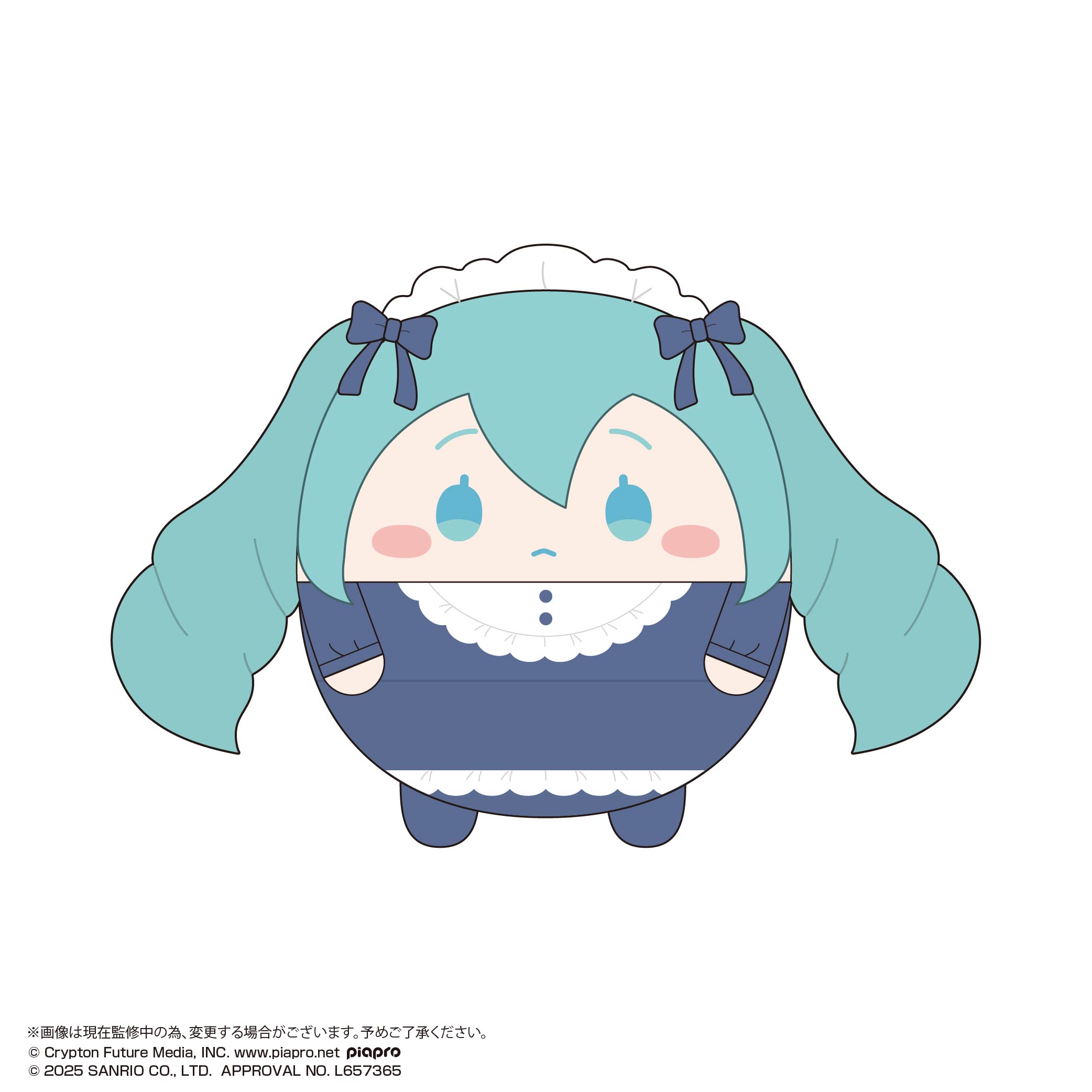 初音ミク×シナモロール_MC-23 ふわコロりんBIG3 A 初音ミク(ロリータ)