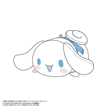 初音ミク×シナモロール_MC-24 ぽてコロマスコット Msize3 F シナモロール(マフラー)