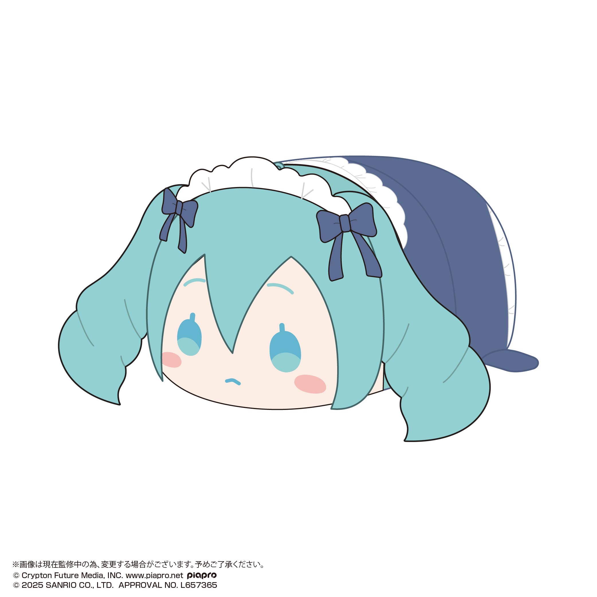 初音ミク×シナモロール_MC-25 ぽてコロマスコットBIG3 A 初音ミク(ロリータ)