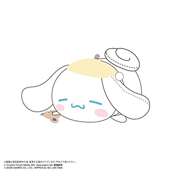 初音ミク×シナモロール_MC-25 ぽてコロマスコットBIG3 D シナモロール(おやすみ)