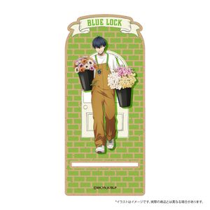 ブルーロック_ウッドスマホスタンド 潔 世一(お花屋さん)　【colleize先行販売商品】
