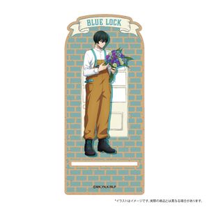 ブルーロック_ウッドスマホスタンド 糸師 凛(お花屋さん)　【colleize先行販売商品】