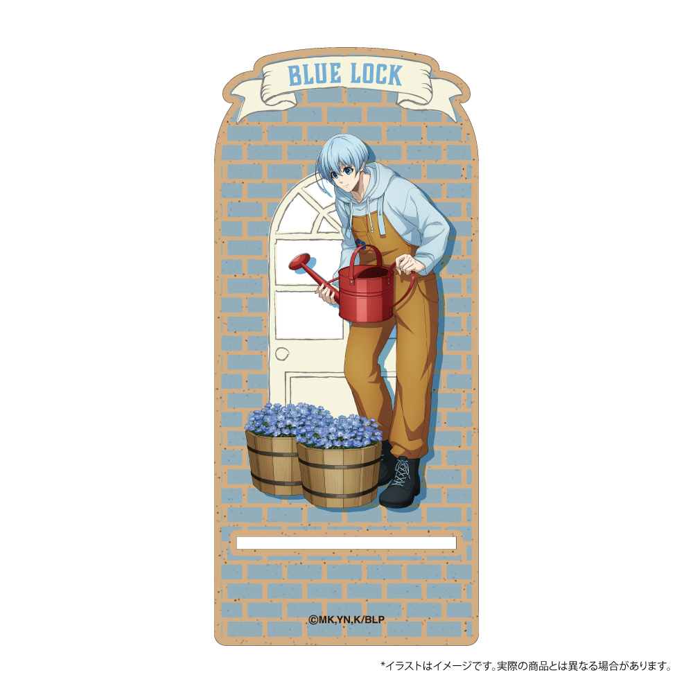 ブルーロック_ウッドスマホスタンド 氷織 羊(お花屋さん)　【colleize先行販売商品】