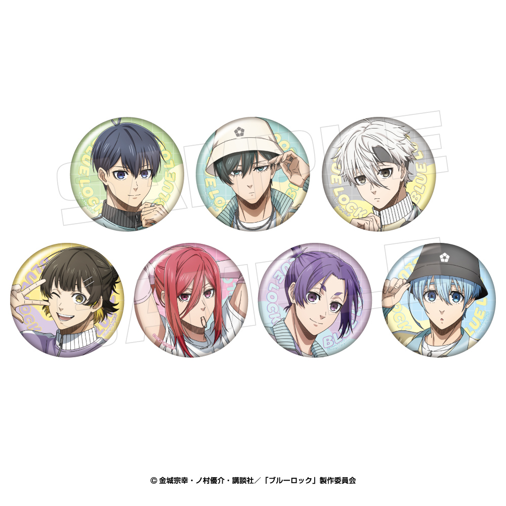 ブルーロック_キャラバッジコレクション（パステルウェア）ブラインドパック【BOX／7パック入り】