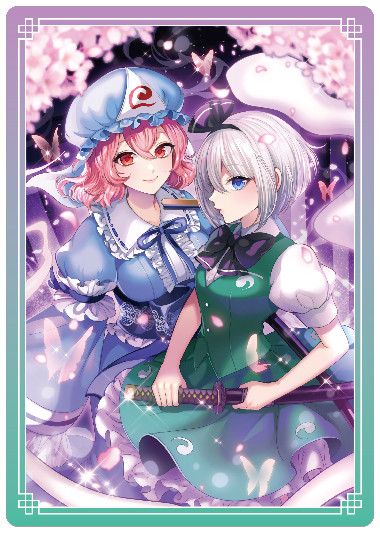 東方Project プレイマット　小さい幽々子様 東方Project プレイマット 小さい幽々子様 「東方Project」東方花映塚