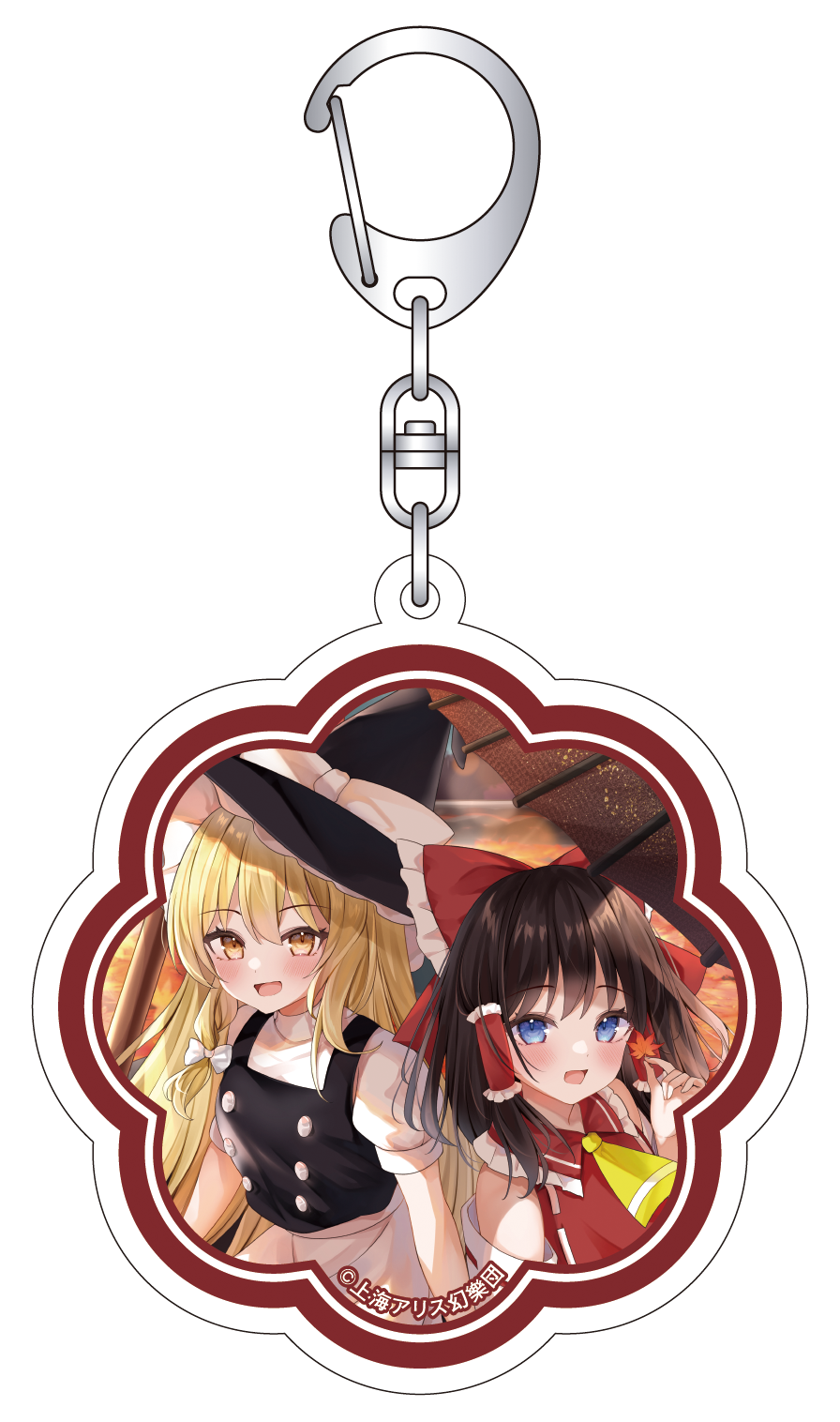 東方Project_アクリルキーホルダー／A　博麗霊夢＆霧雨魔理沙