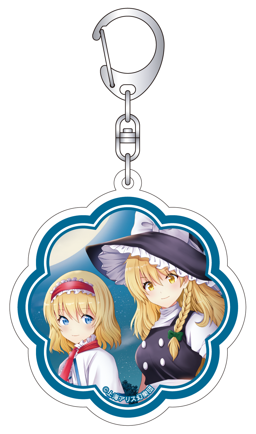 東方Project_アクリルキーホルダー／B　霧雨魔理沙＆アリス・マーガトロイド