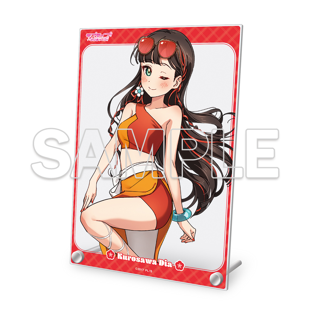 ラブライブ!サンシャイン!!_A5アクリルパネル Aqours 黒澤ダイヤ