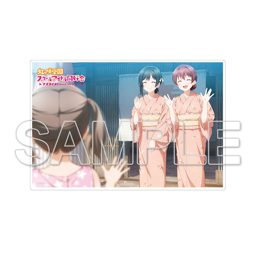 ラブライブ!虹ヶ咲学園スクールアイドル同好会_ミニアクリルプレート エマ&栞子[2]