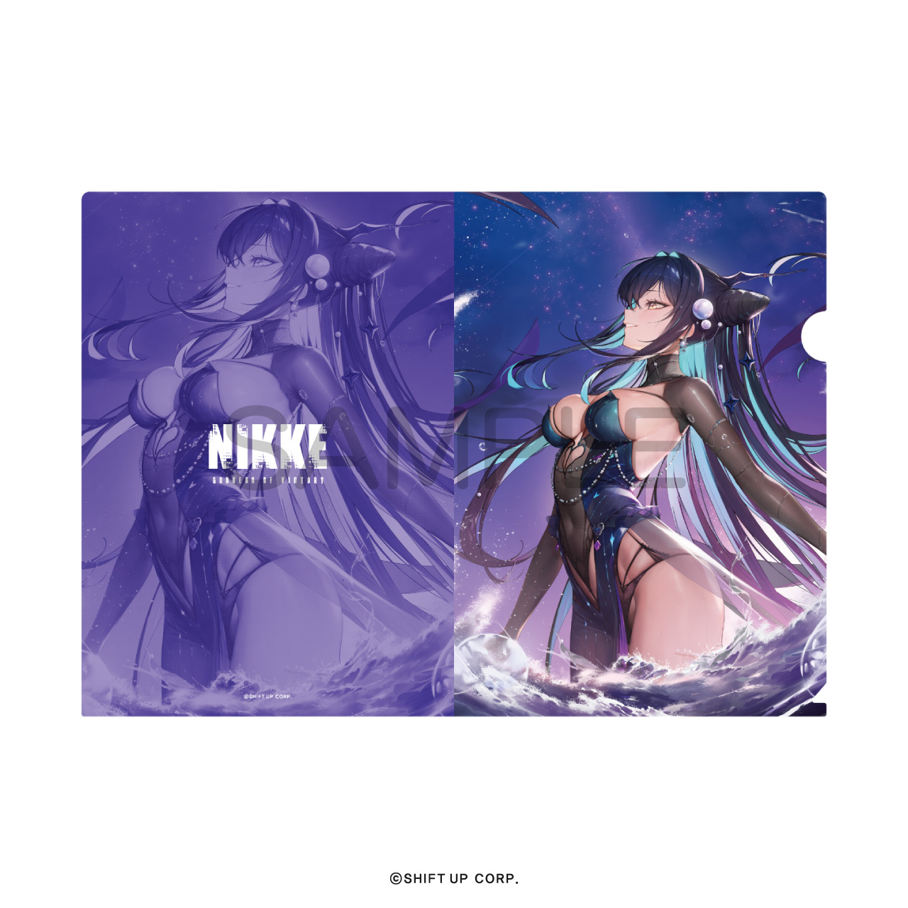 勝利の女神:NIKKE_クリアファイル リトルマーメイド - アビスフラワー