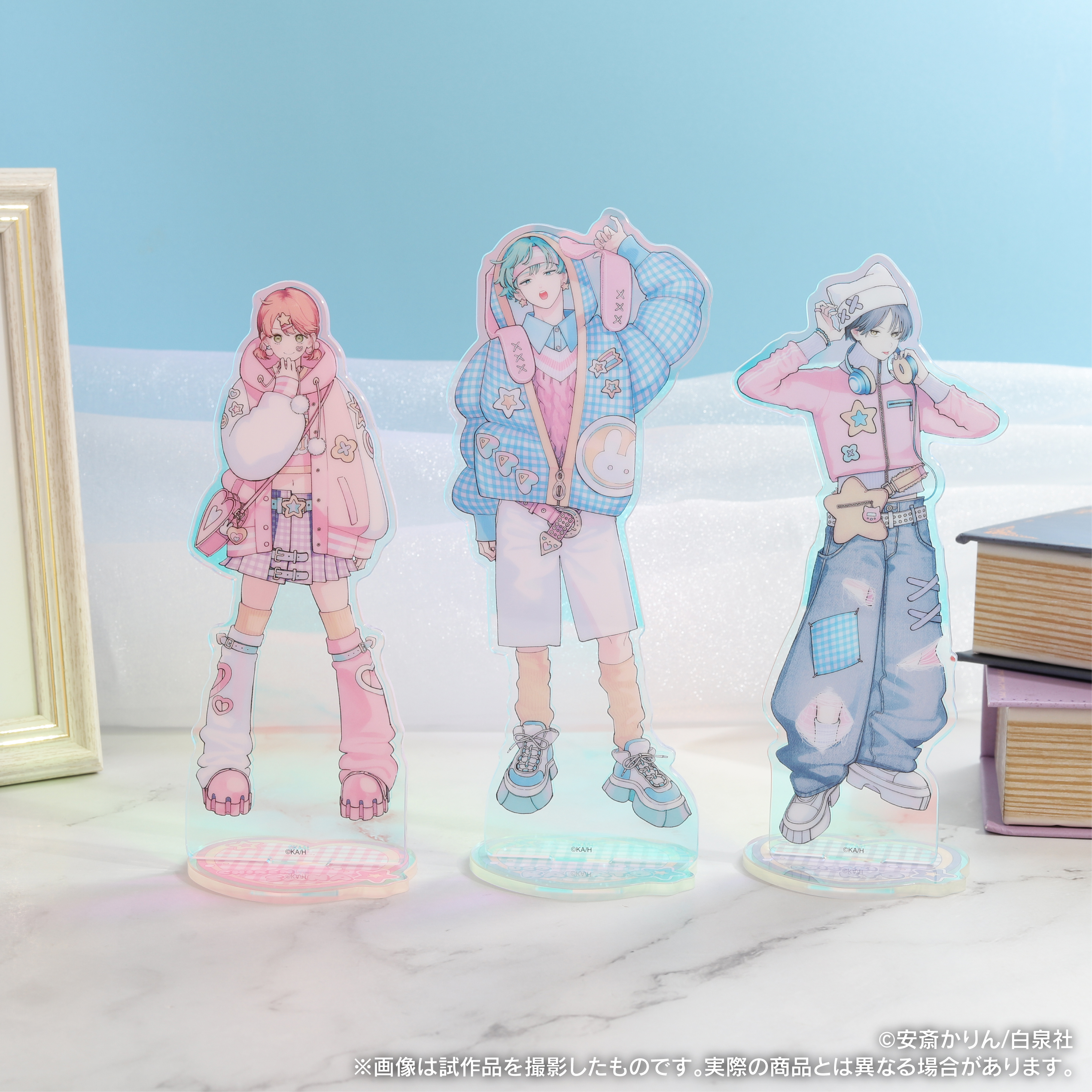 顔だけじゃ好きになりません 美和祭 アクリルスタンド 知見才南 宇郷奏人 Ugou Kanato & Chiken Sana - Acrylic stand - Kaodake ja Suki