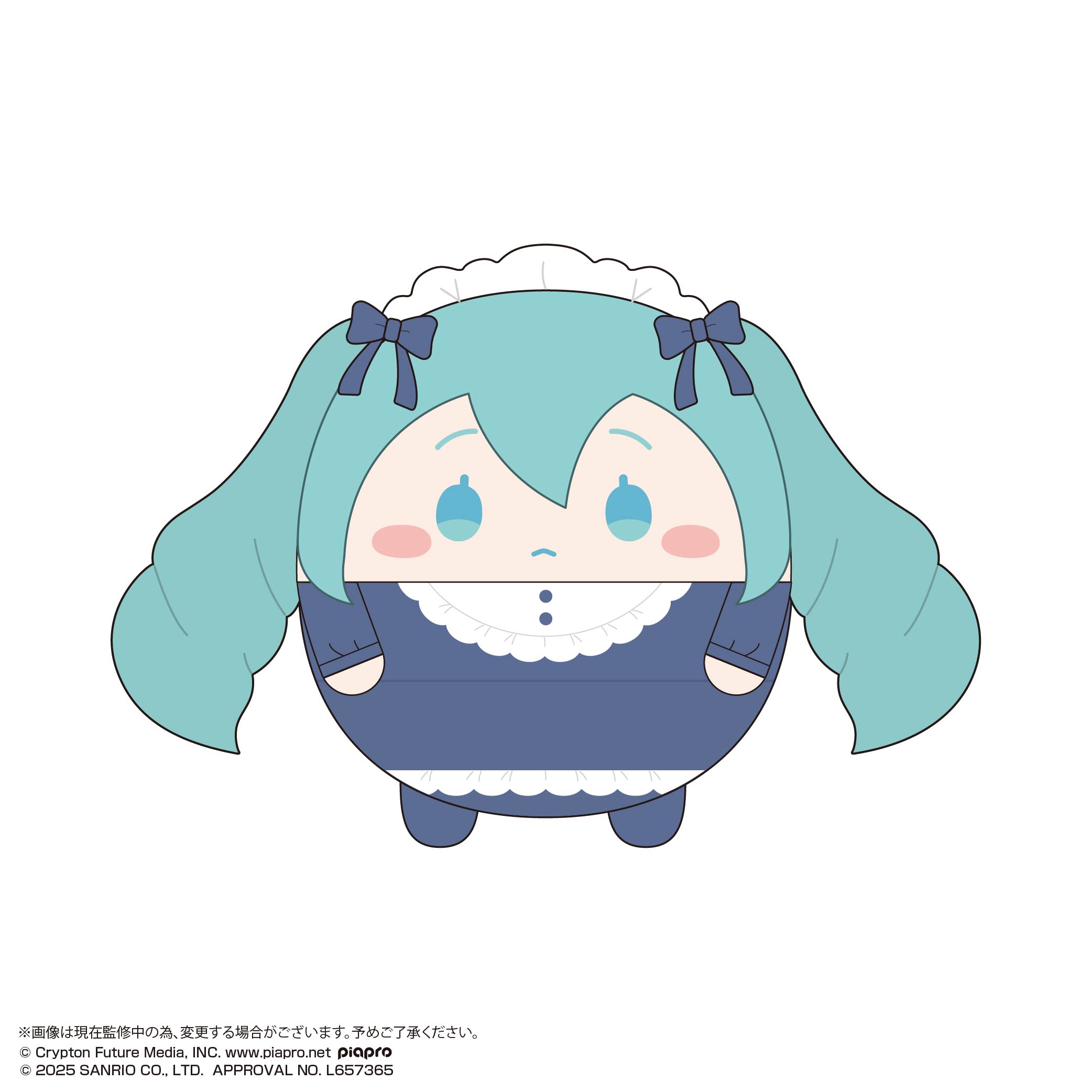初音ミク×シナモロール_MC-22 ふわコロりん Msize3 A 初音ミク(ロリータ)