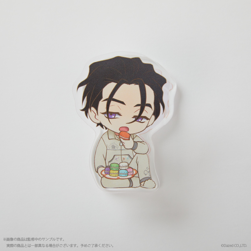 カリスマ_アクリルクリップ オレンジ 伊藤ふみや