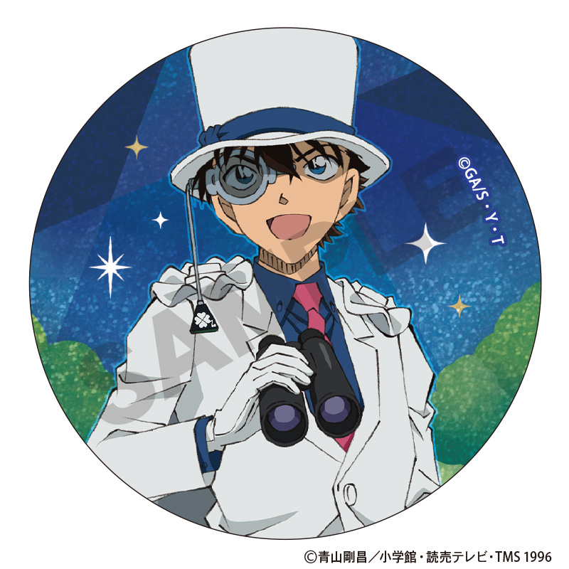 名探偵コナン　天体観測　怪盗キッド　缶バッジ 名探偵コナン_トレーディングきらホロ☆MIX缶バッジ 天体観測