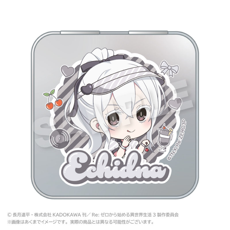リゼロ エミリア エキドナ コレクション缶バッジセット KADOKAWA Re:ゼロから始める異世界生活_コレクション缶ケース（ミニ