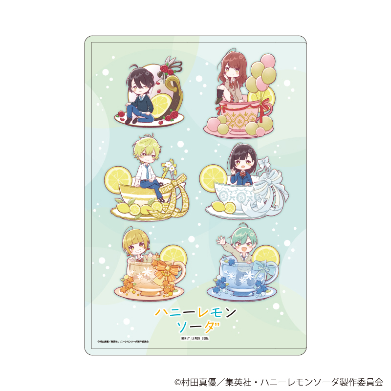 ハニーレモンソーダ_キャラクリアケース 02/集合デザイン(グラフアートイラスト)