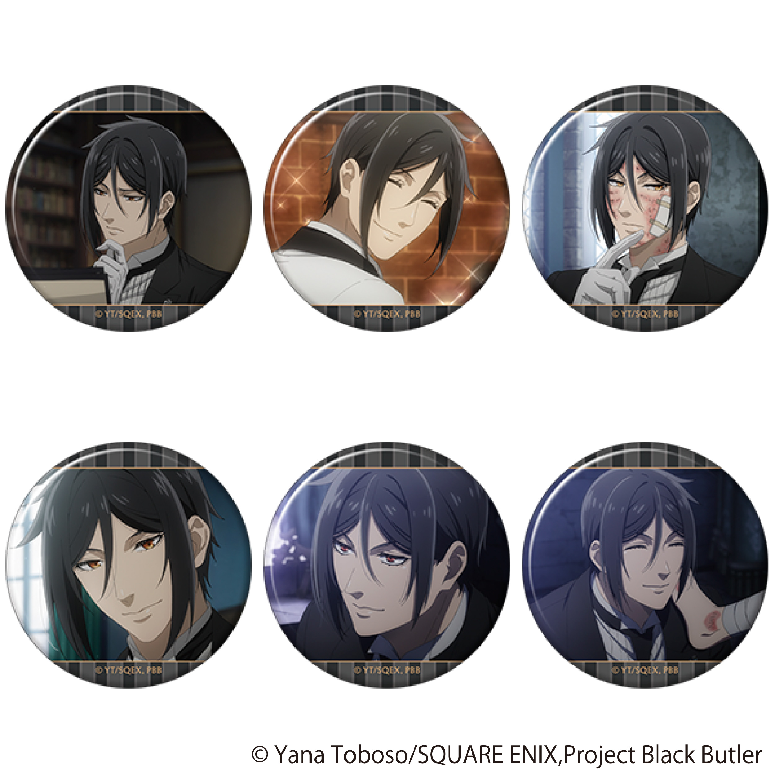 黒執事 -緑の魔女編-_推しキャラバッジコレクション／セバスチャン・ミカエリス 【BOX／6パック入り】