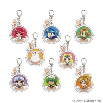 全６種コンプリート魔法騎士レイアース グリッターアクリルキーホルダーCLAMP 新品】魔法騎士レイアース グリッターアクリルキーホルダー 全種