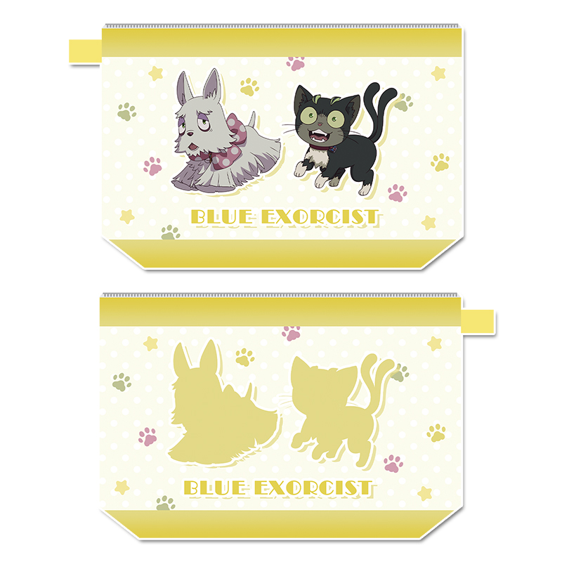 青の祓魔師 雪ノ果篇_ぷちちょこ撥水ポーチ【メフィスト・フェレス(犬)&クロ】