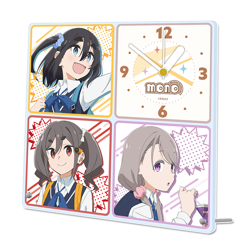 mono_アクリル置時計