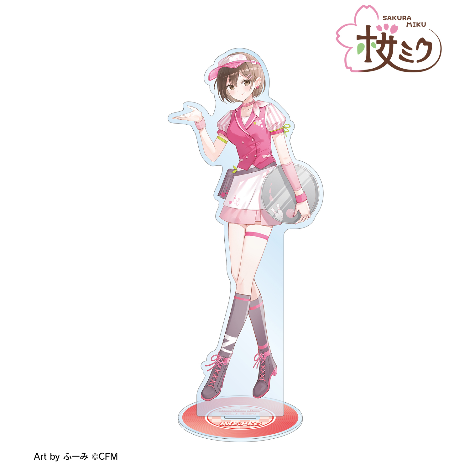 桜ミク_描き下ろし MEIKO アメリカンダイナーver. Art by ふーみ BIGアクリルスタンド