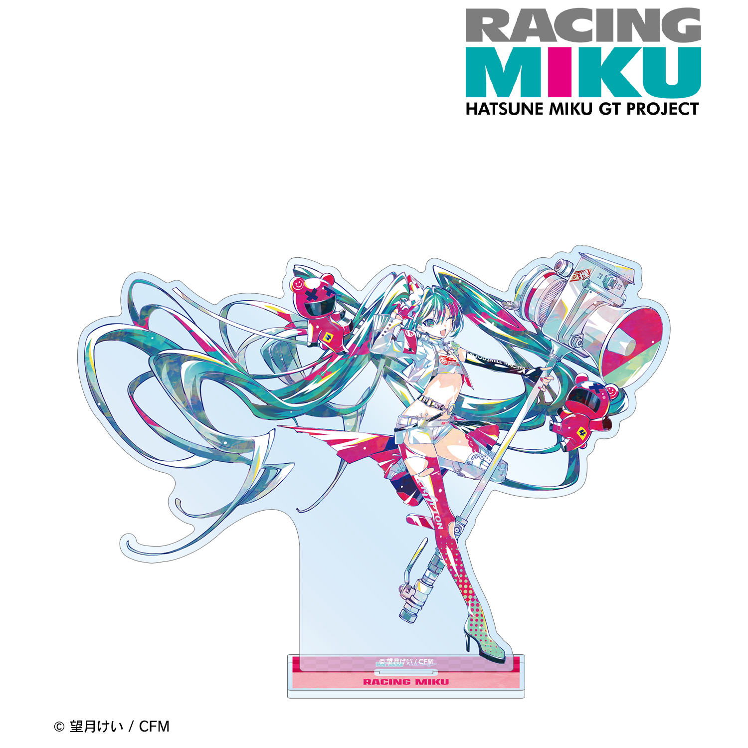 初音ミク GTプロジェクト_レーシングミク 2025Ver. Ani-Art BIGアクリルスタンド ver.B