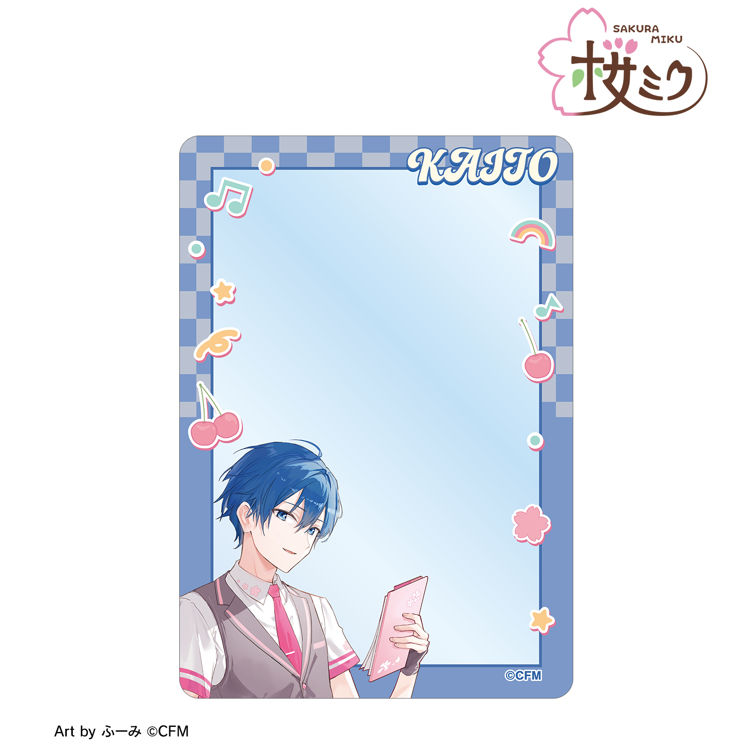 桜ミク_描き下ろし KAITO アメリカンダイナーver. Art by ふーみ B8硬質カードケース