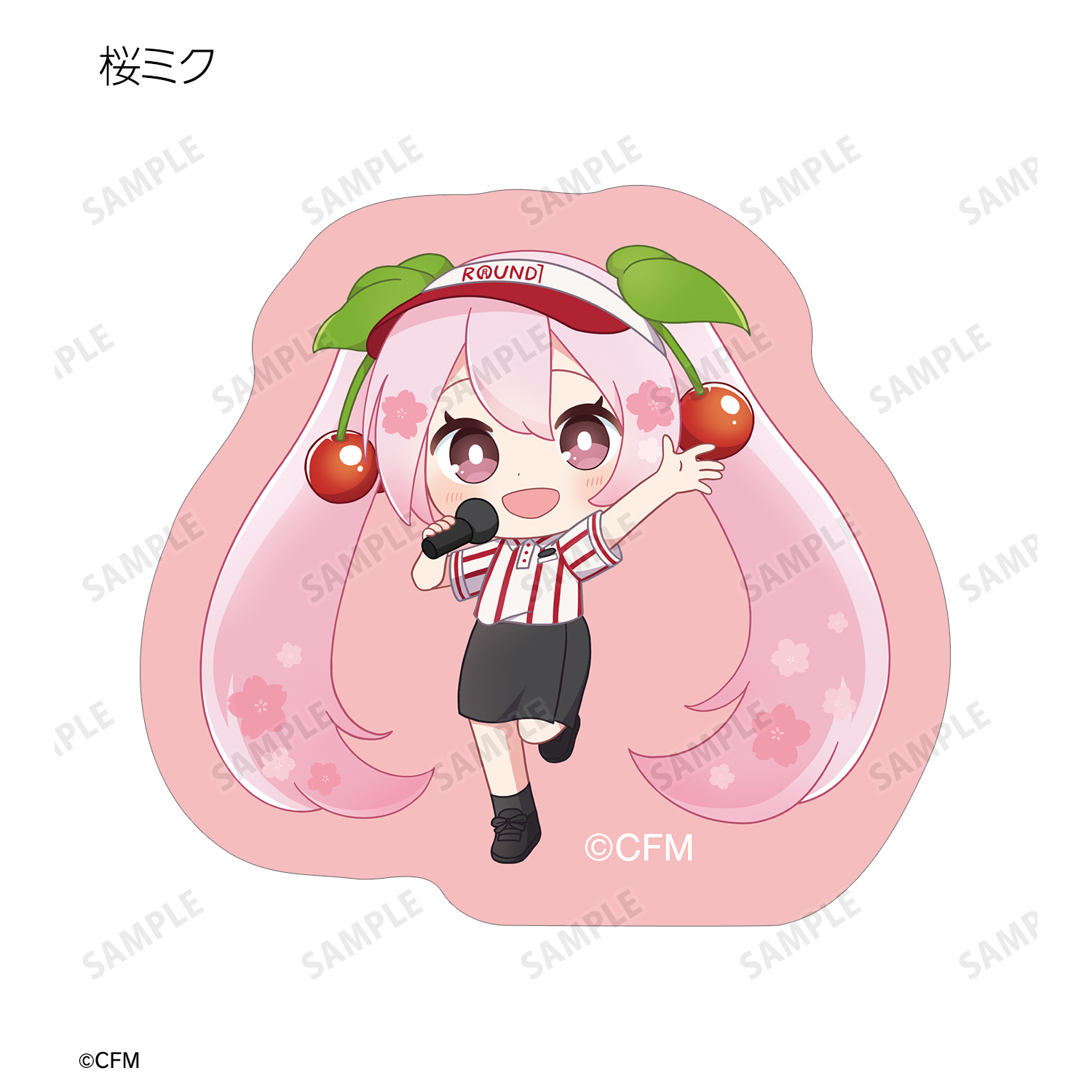 桜ミク_集合 ちびキャラ フレークシール | 公式グッズ・公式