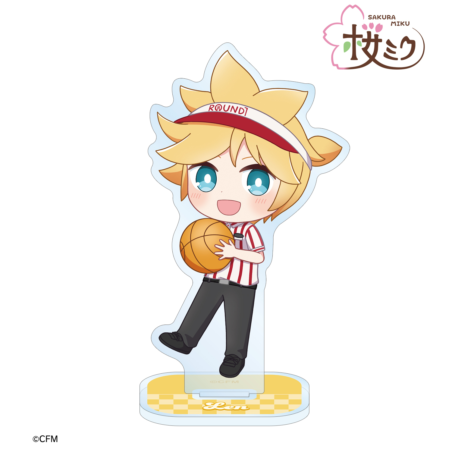 桜ミク_鏡音レン ちびキャラ アクリルスタンド