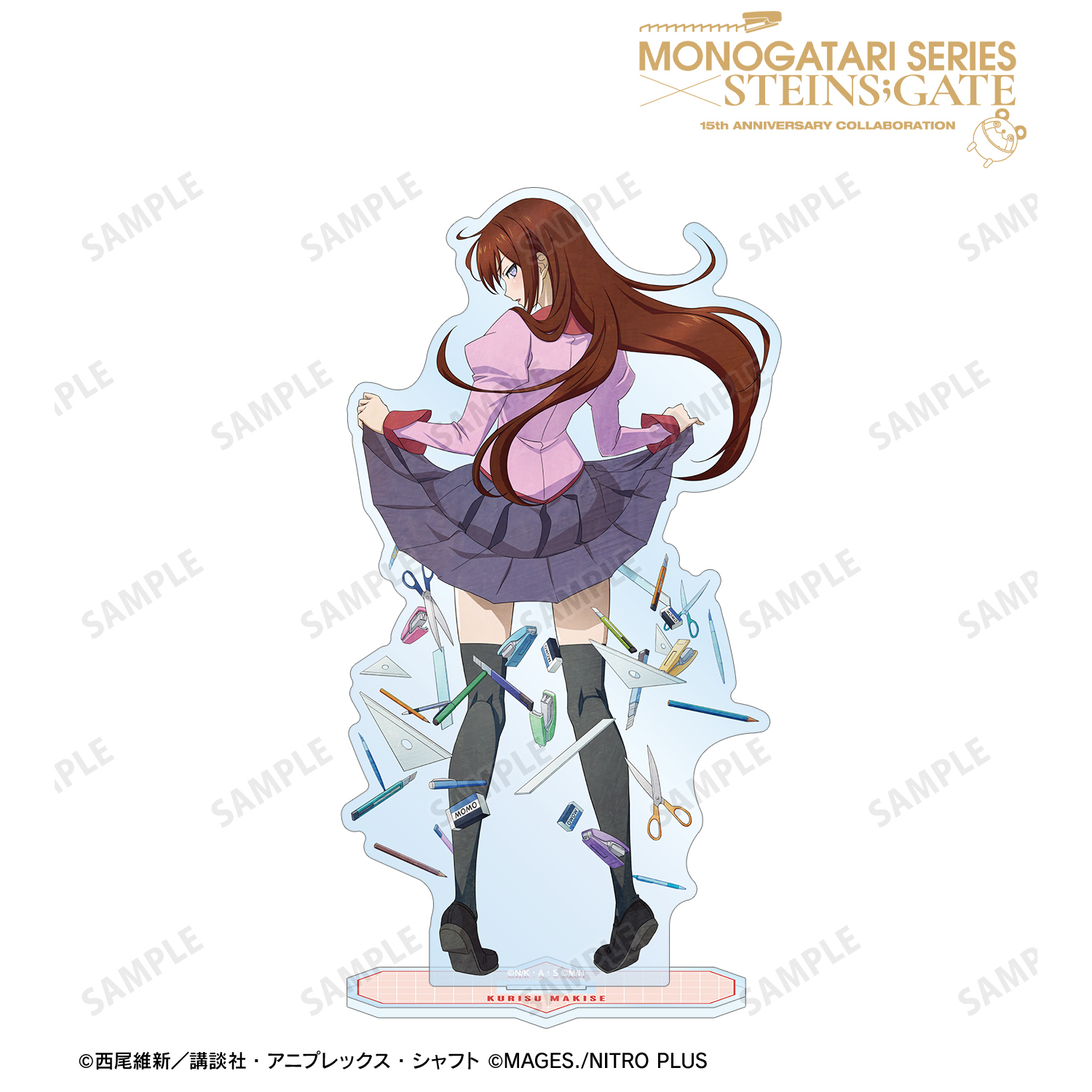物語シリーズ×STEINS;GATE_描き下ろし 牧瀬紅莉栖 コラボイラストver. BIGアクリルスタンド