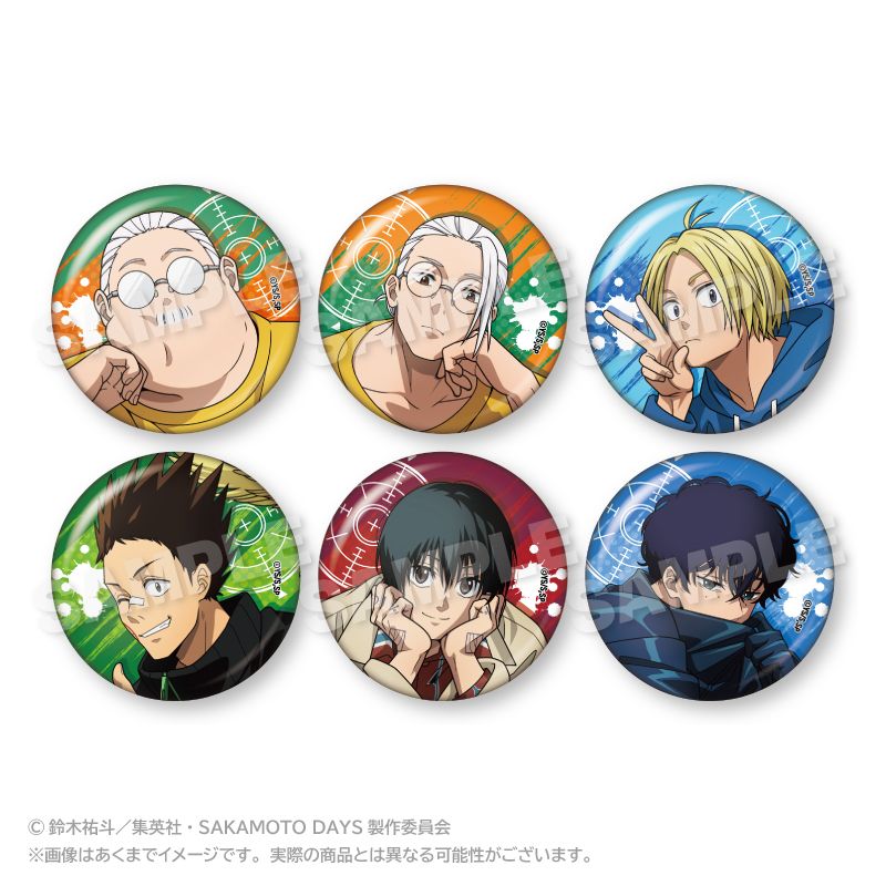 SAKAMOTO DAYS_トレーディング缶バッジ しゃがみこみver. 【BOX／6個