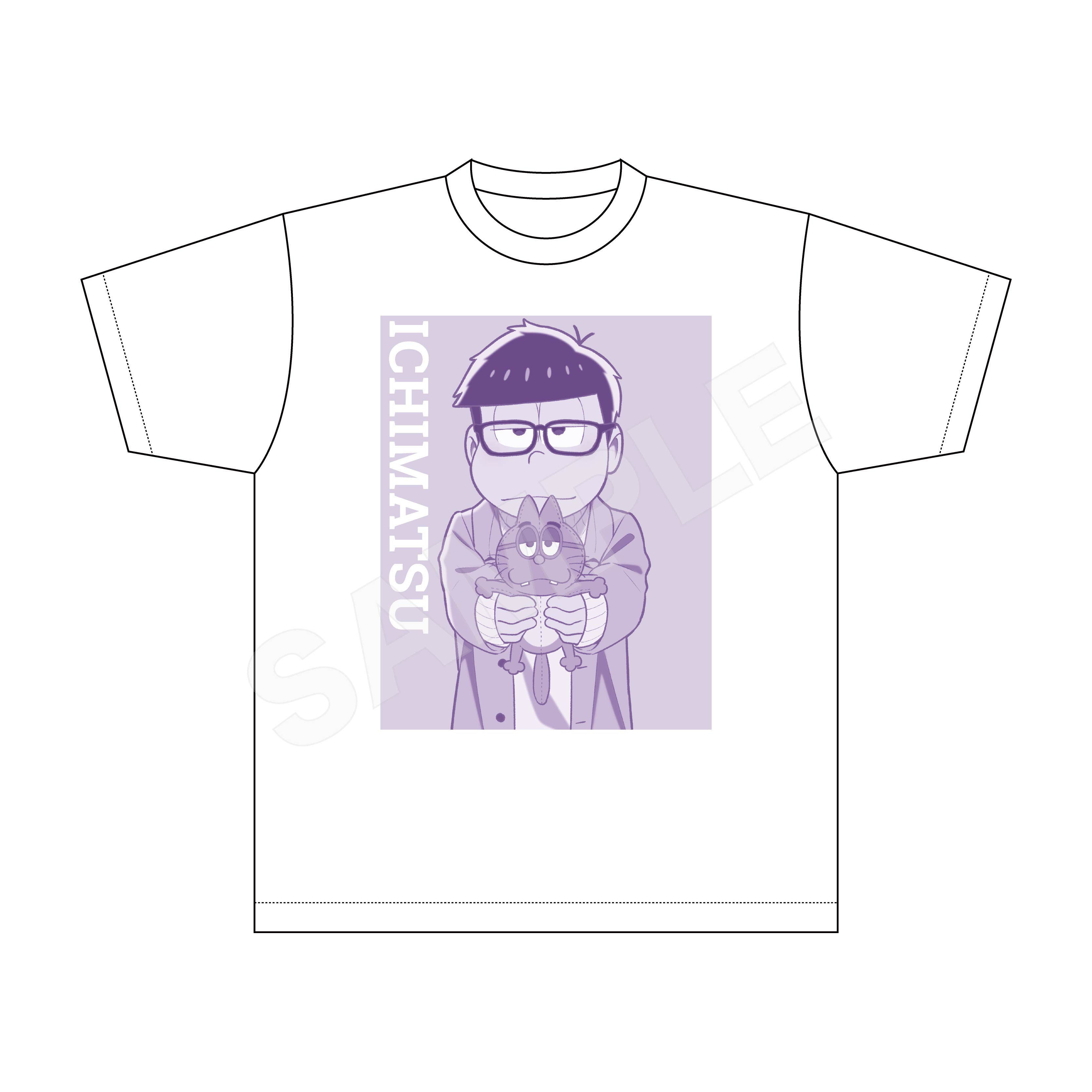 おそ松さん_デート風ver. Tシャツ /04 一松