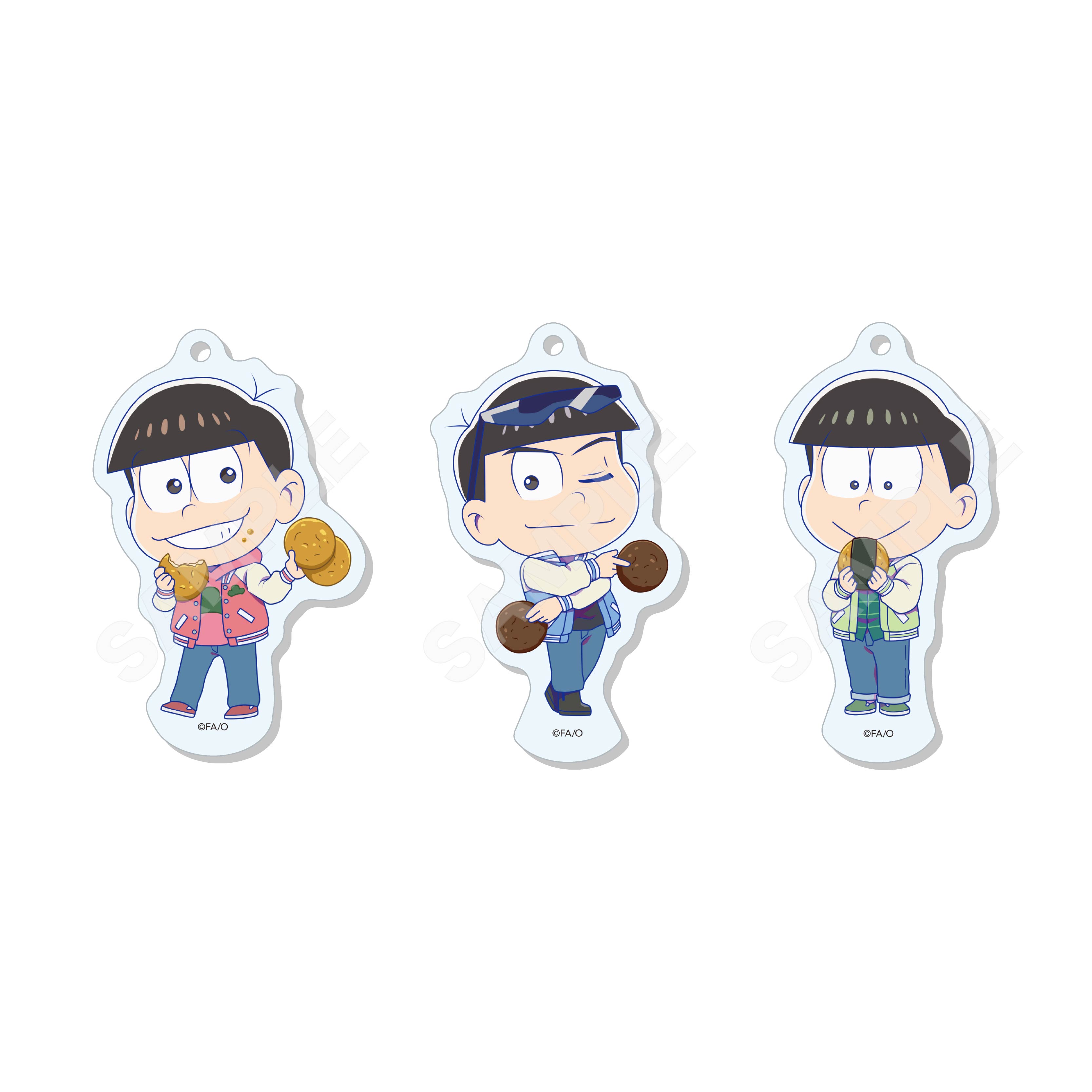 おそ松さん　へそくりウォーズ　極狼(聖夜) スマホスタンドキーホルダー　コンプ おそ松さん へそくりウォーズ 極狼(聖夜) スマホスタンド