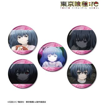 東京喰種 トーキョーグール：re クリスタライト缶バッジ 5個 希少