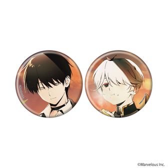 千銃士:Rhodoknight_缶バッジ2個セット 05/在坂&八九(公式