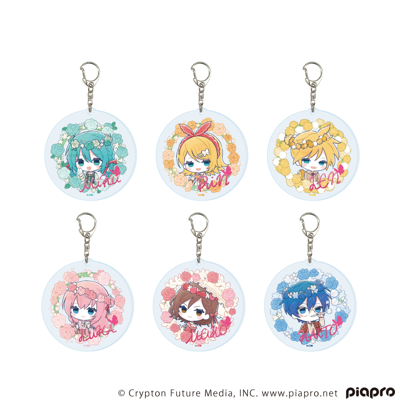 ピアプロキャラクターズ_アクリルキーホルダー 12/ピクニックver. BOX(全6種)(グラフアートイラスト)【コンプリートBOX/6個入り】