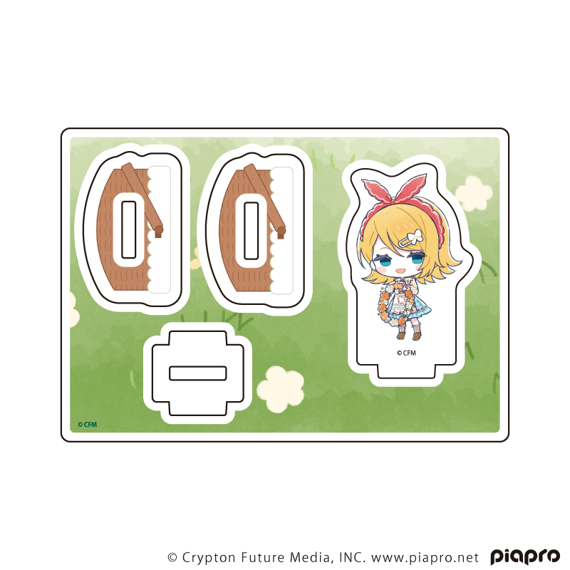 ピアプロキャラクターズ_ゆらゆらアクリルスタンド 08/鏡音リン ピクニックver.(グラフアートイラスト)