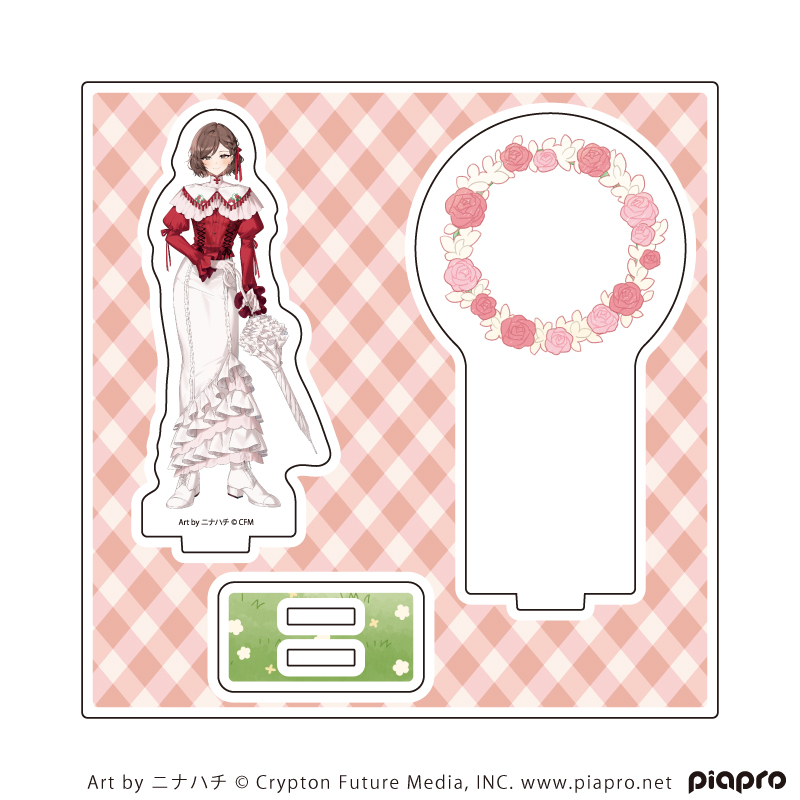 ピアプロキャラクターズ_アクリルスタンドプレート 23/MEIKO ピクニックver.(描き起こしイラスト)