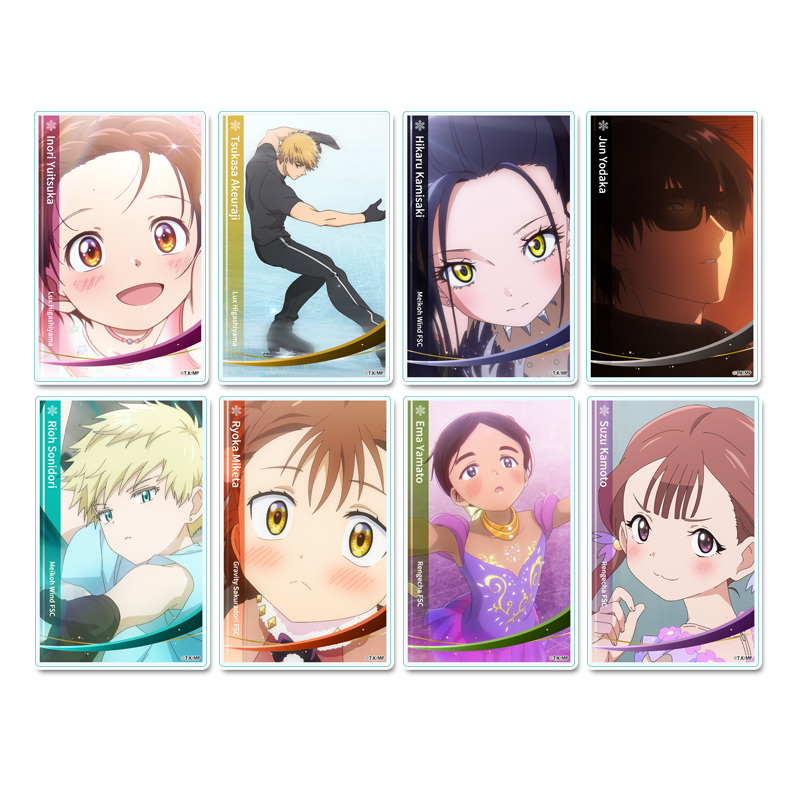 メダリスト DVD 3巻 アニメイト特典付き 新品未開封品 メダリスト_トレーディングアクリルカード 【コンプリートBOX／8