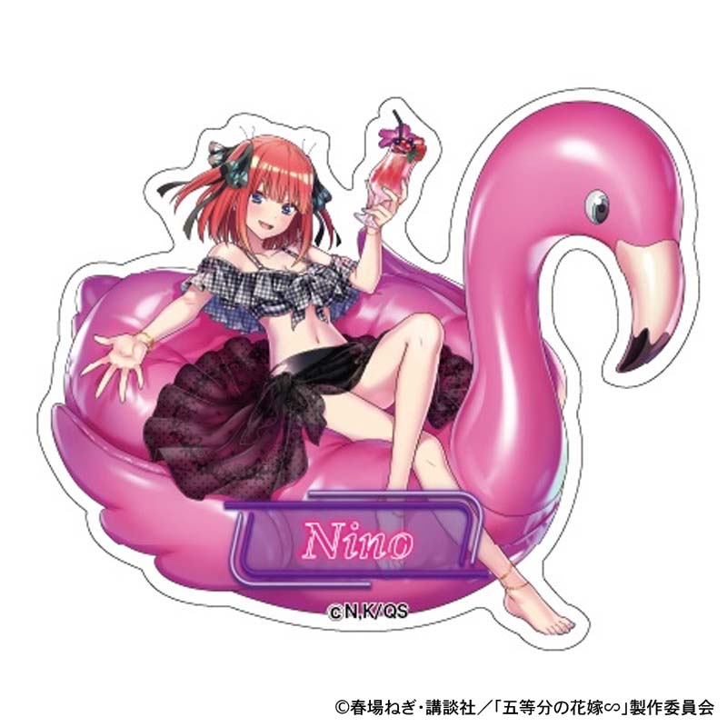五等分の花嫁_ナイトプール　ダイカットステッカー　中野二乃