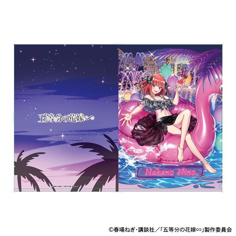 五等分の花嫁_ナイトプール クリアファイル 中野二乃 | 五等分の花嫁