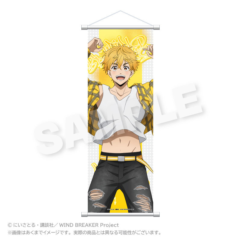 【12月スーパーSALE 15%OFF】 BREAKER_スリムタペストリー WIND アクロバットver. 秋彦 楡井 記念グッズ