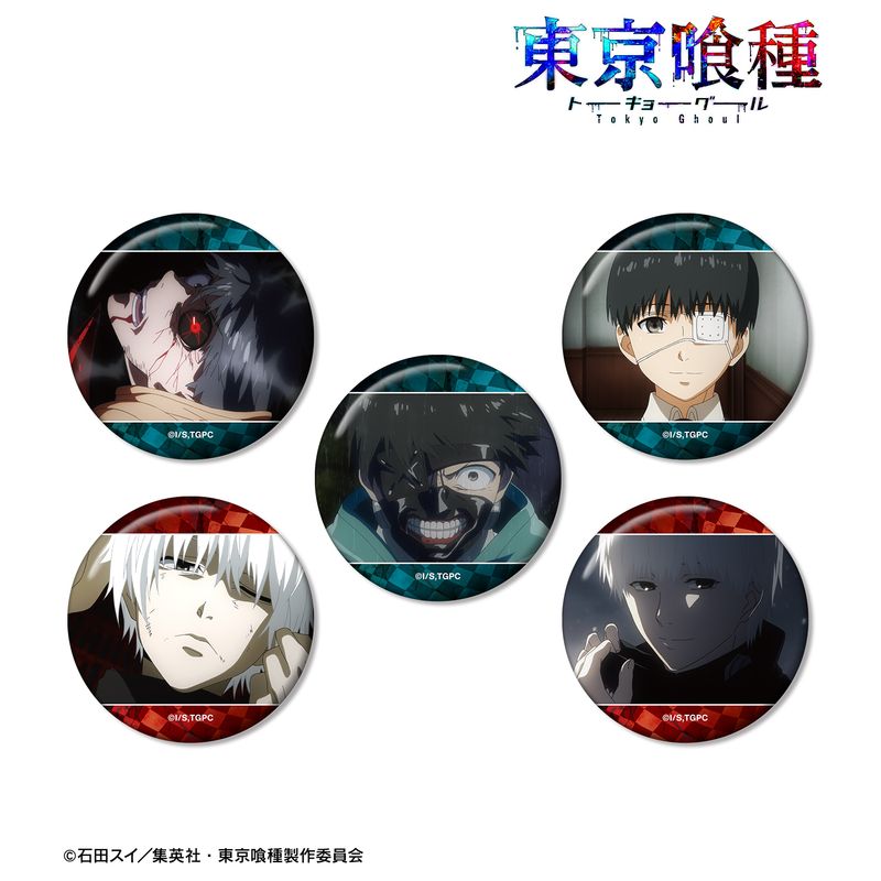東京喰種トーキョーグール_金木 研 場面写缶バッジ5個セット | 東京喰